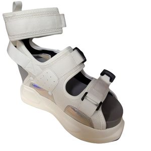 Anthony Wang Wedge Ankle Strap Sandals White 9